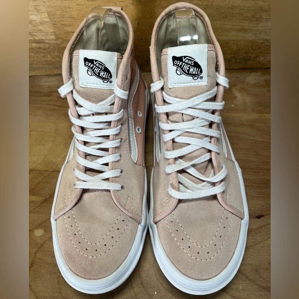Vans Sentry SK8-HI Waffle Cup SUEDE Womens Size 6.5 Shoes Sneakers Rose Pink - Picture 3 of 10